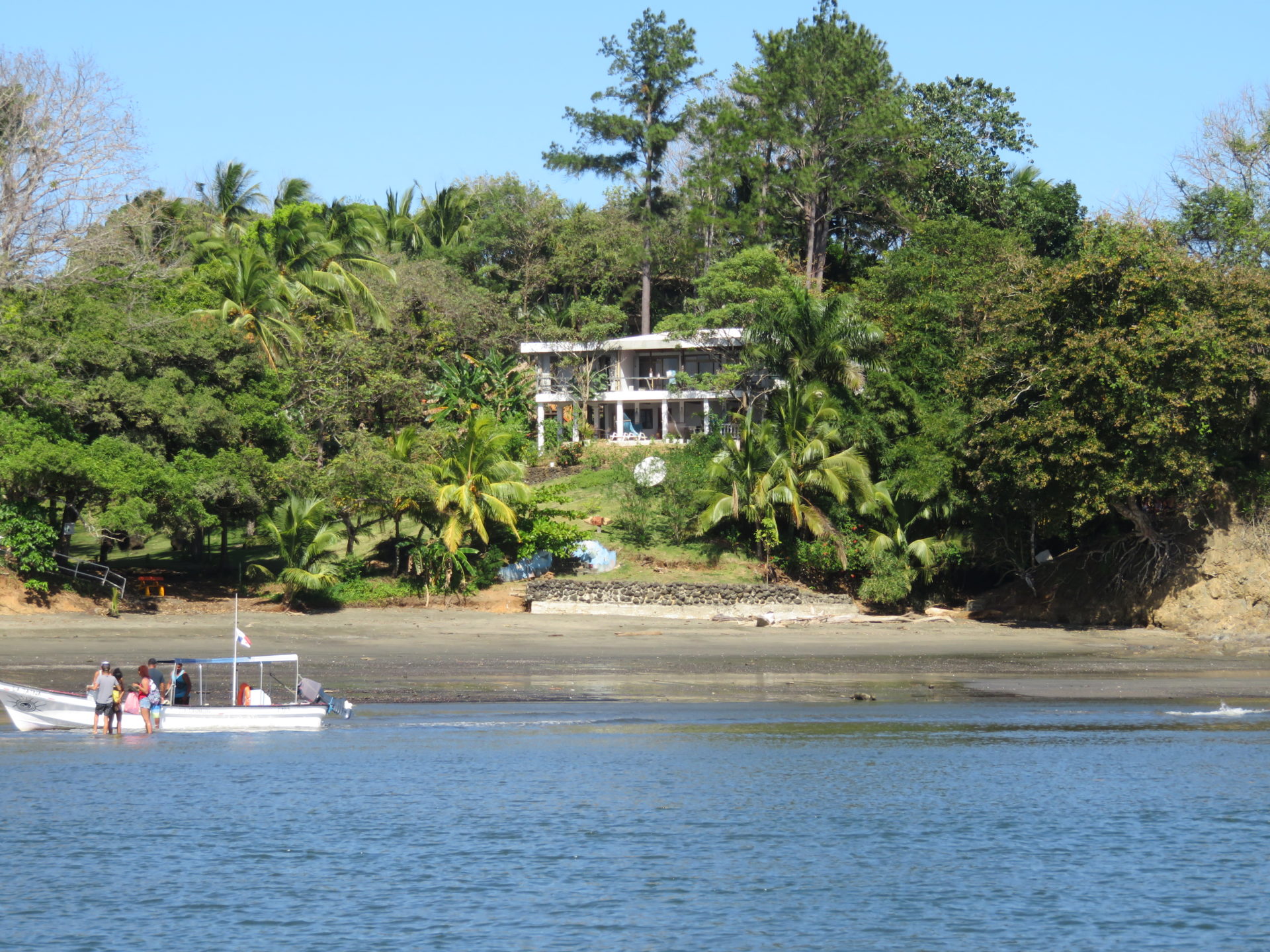 Coibahouse seen from the ocean