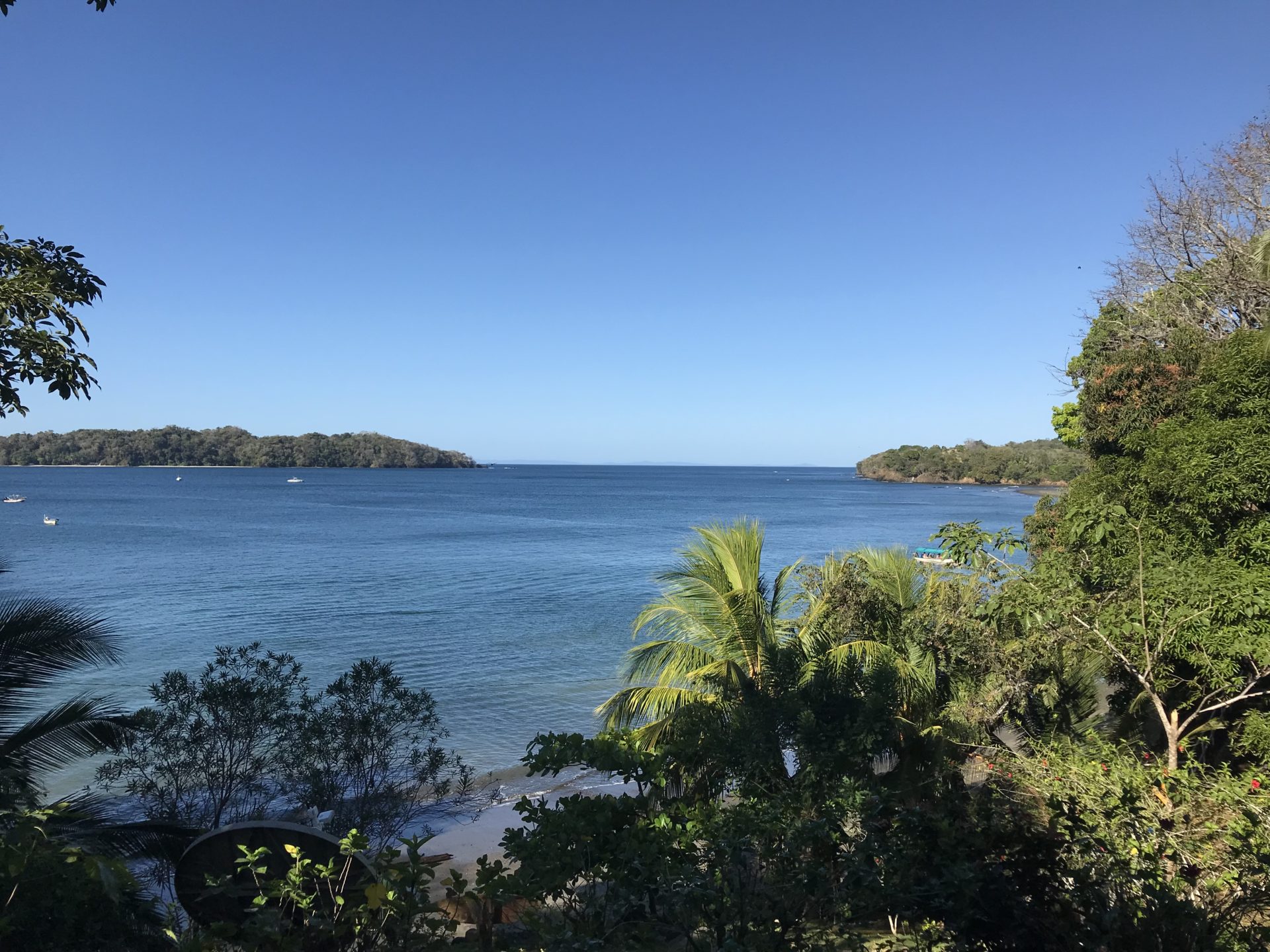 View from Coibahouse with Santa Catalina Island in front