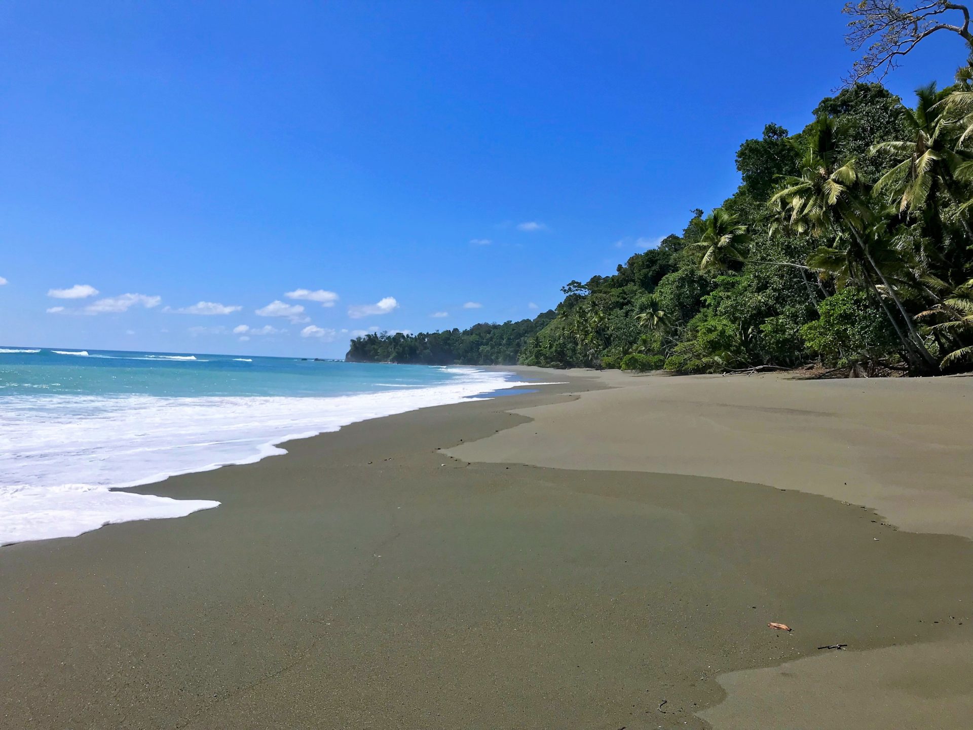 Beach hike. Corcovado National Park, Costa Rica.