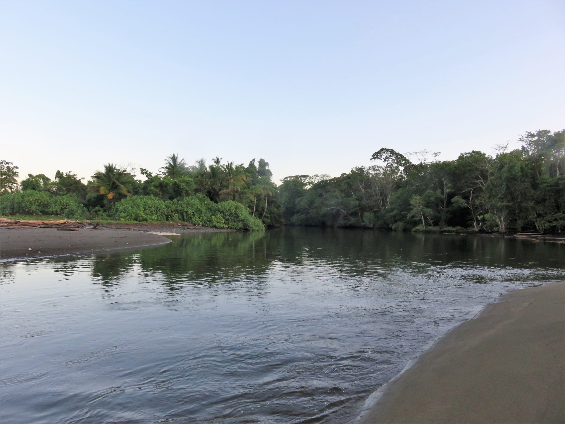 The mouth of the Rio Sirena in Corcovado National Park, Costa Rica