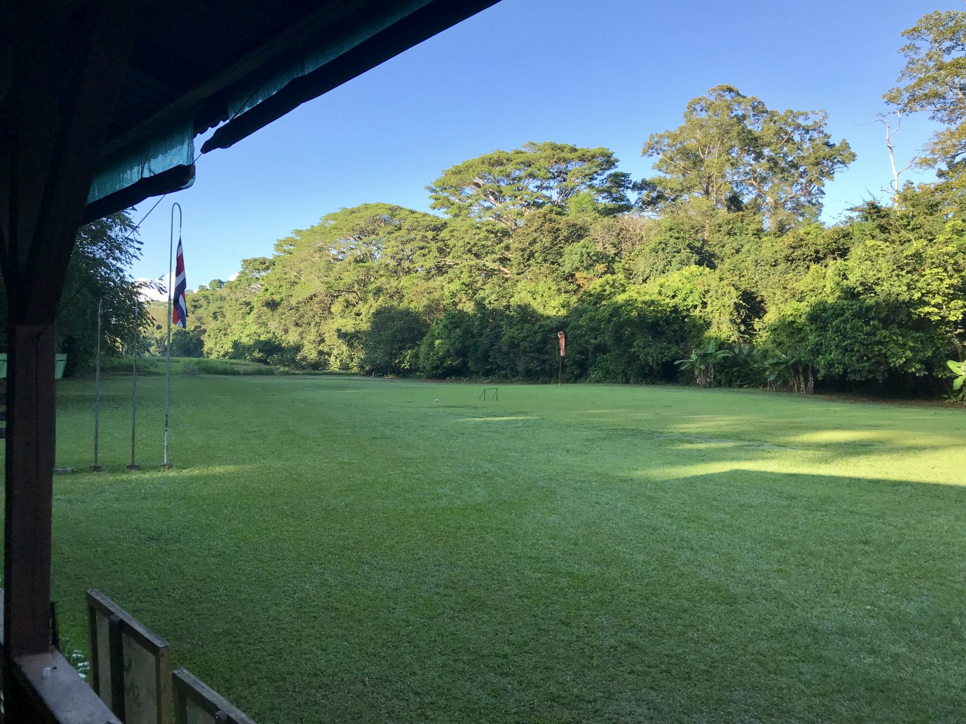 Runway at Sirena Ranger Station, Corcovado National Park, Costa Rica.